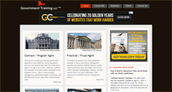 Desktop Screenshot of governmenttraininginc.com